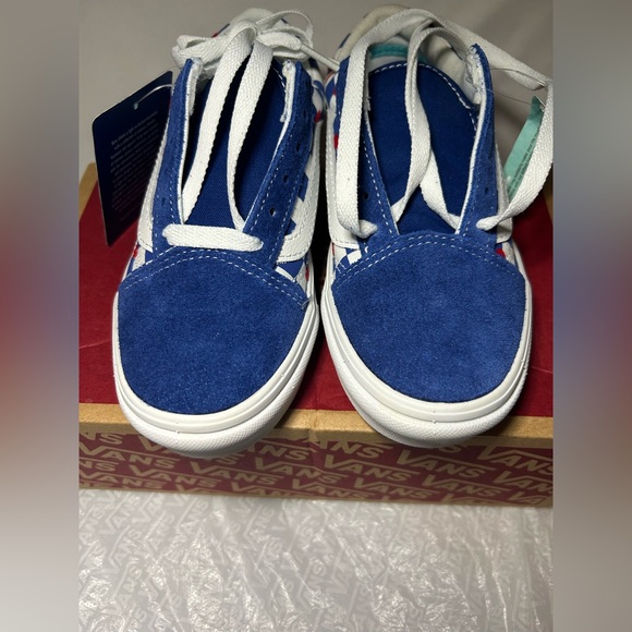 Vans Kids ComfyCush Old Skool Sneakers Autism Awareness Brand New - Picture 12 of 12